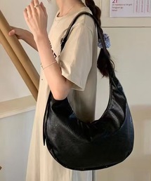 NuNuNa（ヌヌナ）の「【NuNuNa】2WAY 合成皮革 ラウンドショルダーバッグ（ショルダーバッグ）」