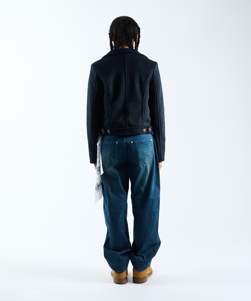 FTW(エフティダブリュー)の「COMPACT P COAT(ピーコート・レディース・ネイビー/グレー・MEDIUM/SMALL)」の15枚目の写真