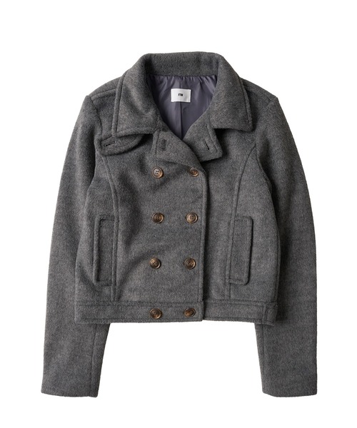 新作　FTW グレー コンパクトピーコート Sサイズ COMPACT P COAT（ピーコート）｜FTW（エフティダブリュー）の