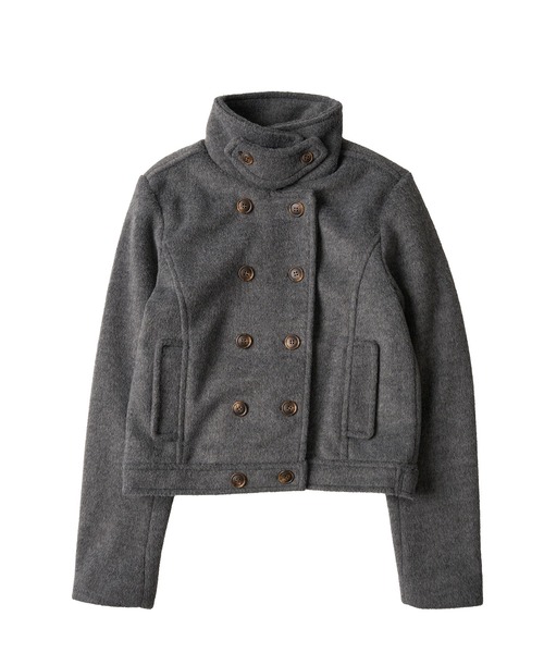 新作　FTW グレー コンパクトピーコート Sサイズ COMPACT P COAT（ピーコート）｜FTW（エフティダブリュー）の