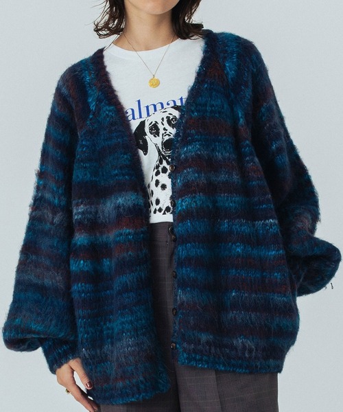 CREOLME)SHAGGY KNIT CARDIGAN（カーディガン/ボレロ）｜ROSE BUD