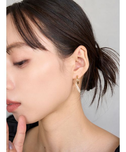 SNIDEL（スナイデル）の「パールビーズバリエピアス（ピアス（両耳用）・レディース・B/A/C・F）」の22枚目の写真