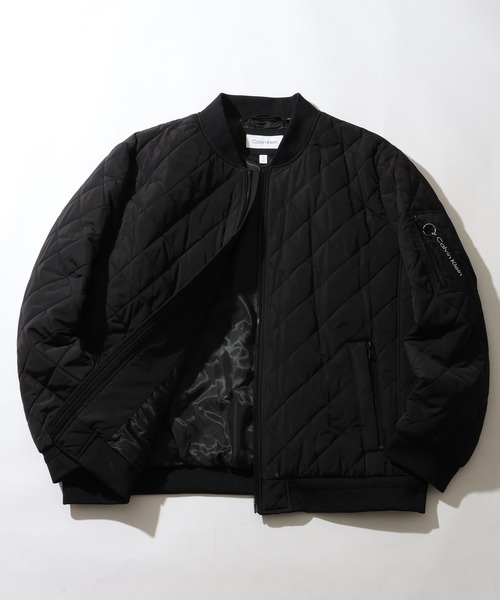 セール】【Calvin Klein/カルバンクライン】QUILTED BASEBALL JACKET