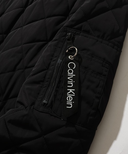 Calvin Klein(カルバン・クライン)の「【Calvin Klein/カルバンクライン】QUILTED BASEBALL JACKET/キルテッドベースボールジャケット(MA-1・メンズ・ブラック/ネイビー/オリーブ・S/XL/M/L)」の6枚目の写真