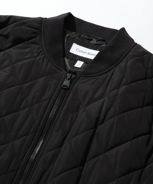 Calvin Klein(カルバン・クライン)の「【Calvin Klein/カルバンクライン】QUILTED BASEBALL JACKET/キルテッドベースボールジャケット(MA-1・メンズ・ブラック/ネイビー/オリーブ・S/XL/M/L)」の7枚目の写真