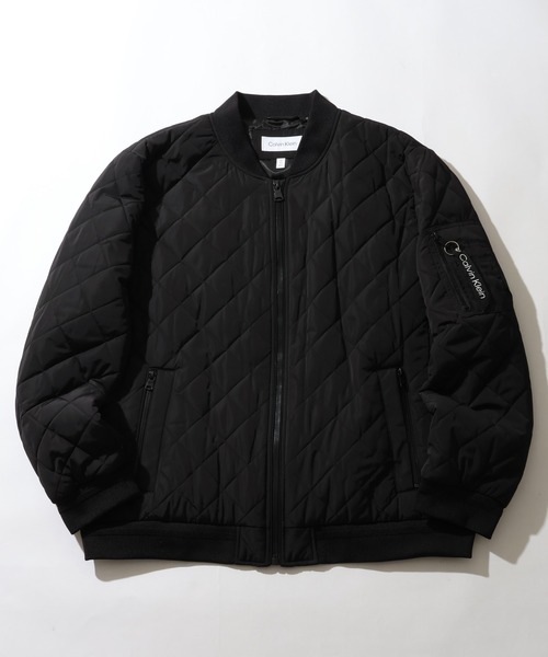 セール】【Calvin Klein/カルバンクライン】QUILTED BASEBALL JACKET