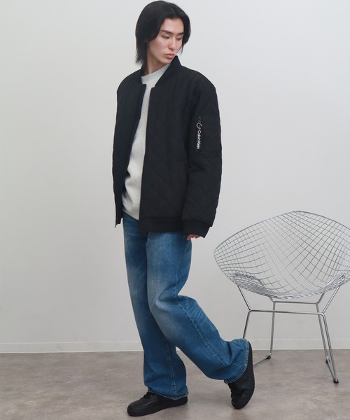 専用　カルバンクライン　新品　スケーターデニムジャケット　XL 中キルティング Calvin Klein（カルバン・クライン） リバーシブル キルティング