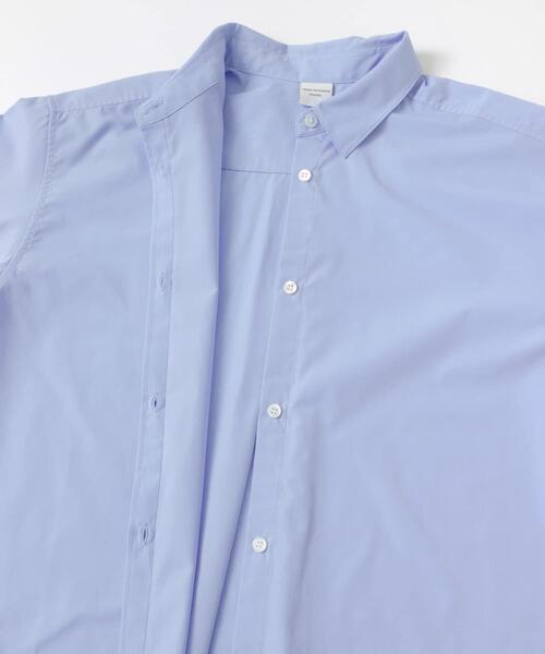 URBAN RESEARCH DOORS(アーバンリサーチドアーズ)の「『UR TECH』レギュラーカラーオーバーシャツ(シャツ/ブラウス・レディース・ブルー系その他/ライトブルー・MEDIUM)」の8枚目の写真