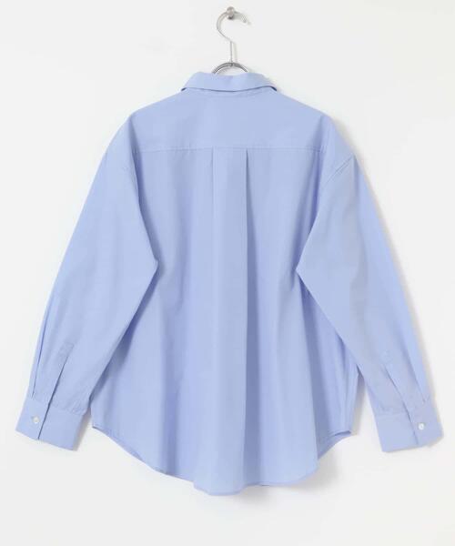 URBAN RESEARCH DOORS(アーバンリサーチドアーズ)の「『UR TECH』レギュラーカラーオーバーシャツ(シャツ/ブラウス・レディース・ブルー系その他/ライトブルー・MEDIUM)」の10枚目の写真