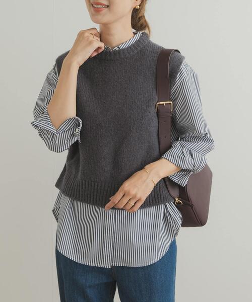 URBAN RESEARCH DOORS(アーバンリサーチドアーズ)の「『UR TECH』レギュラーカラーオーバーシャツ(シャツ/ブラウス・レディース・ブルー系その他/ライトブルー・MEDIUM)」の14枚目の写真