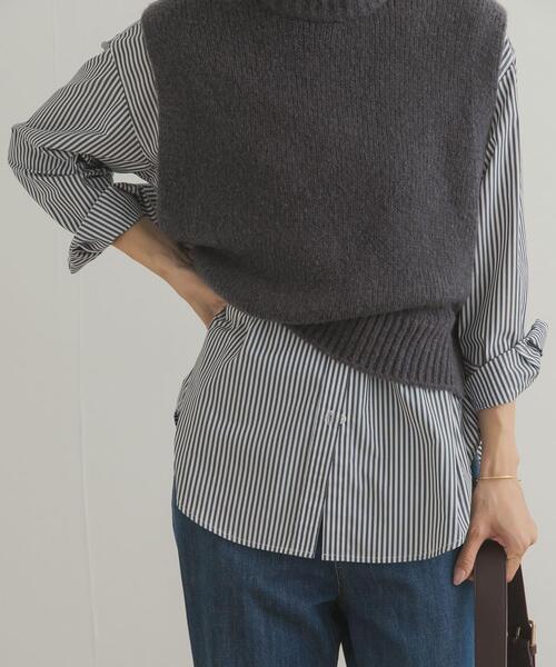 URBAN RESEARCH DOORS(アーバンリサーチドアーズ)の「『UR TECH』レギュラーカラーオーバーシャツ(シャツ/ブラウス・レディース・ブルー系その他/ライトブルー・MEDIUM)」の16枚目の写真