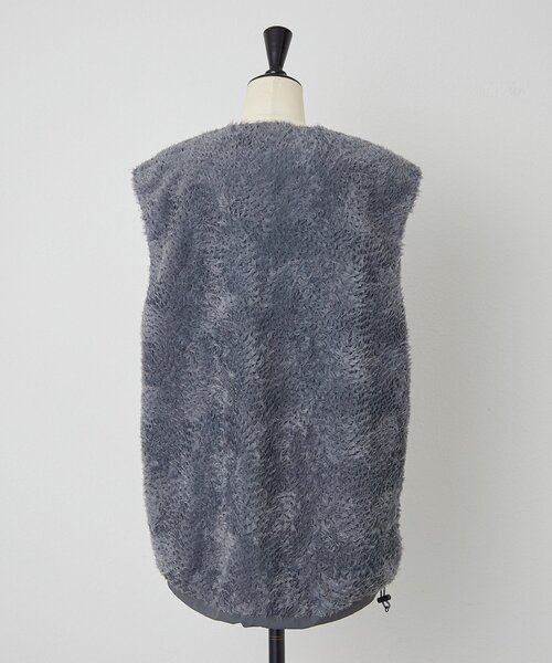 BEARDSLEY（ビアズリー）の「《HiROMITHiSTLE》チュールレースリバーシブルベスト（ベスト・レディース・グレー・FREE）」の2枚目の写真