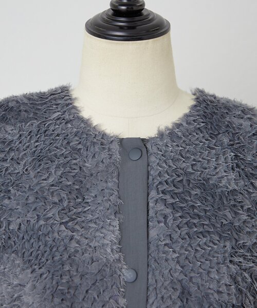 BEARDSLEY（ビアズリー）の「《HiROMITHiSTLE》チュールレースリバーシブルベスト（ベスト・レディース・グレー・FREE）」の3枚目の写真