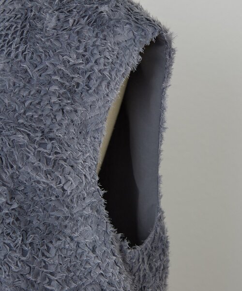 BEARDSLEY（ビアズリー）の「《HiROMITHiSTLE》チュールレースリバーシブルベスト（ベスト・レディース・グレー・FREE）」の10枚目の写真