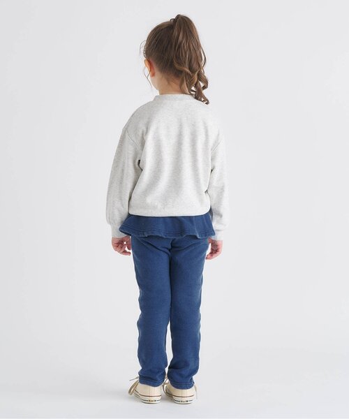 apres les cours（アプレレクール）の「【裏シャギー】あったかペプラムパンツ/7days Style pants（その他パンツ・キッズ・チェック/インディゴブルー・90/100/110/120/130/80）」の7枚目の写真