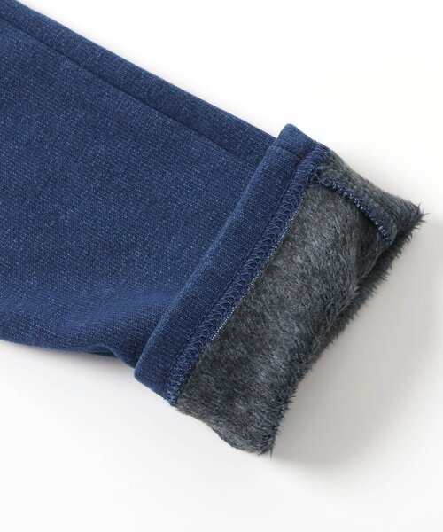 apres les cours（アプレレクール）の「【裏シャギー】あったかペプラムパンツ/7days Style pants（その他パンツ・キッズ・チェック/インディゴブルー・90/100/110/120/130/80）」の9枚目の写真