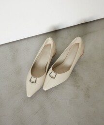 green label relaxing | ポインテッド バックル パンプス 晴雨兼用 撥水(パンプス)