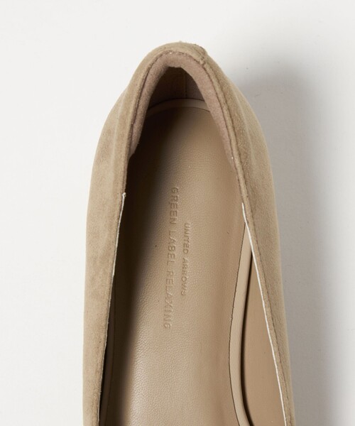 green label relaxing(グリーンレーベルリラクシング)の「ポインテッド バックル パンプス 晴雨兼用 撥水(パンプス・レディース・ベージュ/オフホワイト/ブラック・25cm/24.5cm/24cm/23.5cm/23cm/22.5cm)」の11枚目の写真