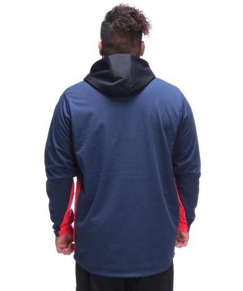 UNDER ARMOUR（アンダーアーマー）の「UNDER ARMOUR (アンダーアーマー) FITTED STORM ウインターニット 3レイヤー フルジップ フーディー パーカー（パーカー・メンズ・ネイビー・3XL/4XL）」の9枚目の写真