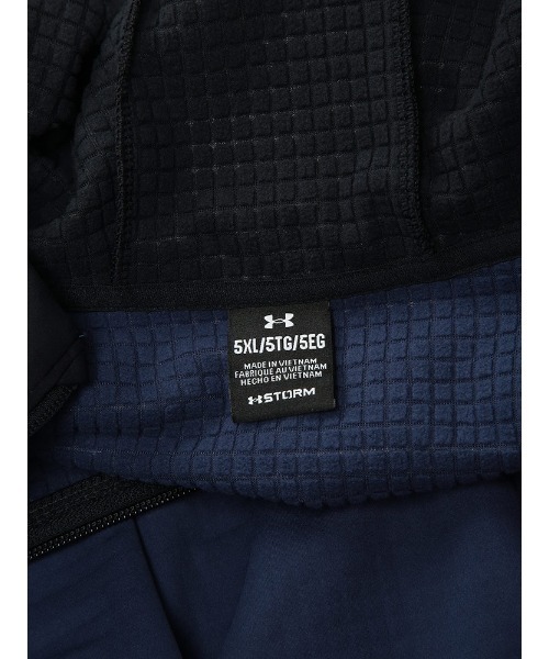 UNDER ARMOUR（アンダーアーマー）の「UNDER ARMOUR (アンダーアーマー) FITTED STORM ウインターニット 3レイヤー フルジップ フーディー パーカー（パーカー・メンズ・ネイビー・3XL/4XL）」の16枚目の写真