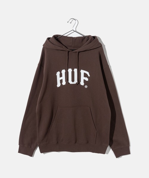 HUF（ハフ）の「HUF ARCH P/O HOODIE ハフ アーク パーカー（パーカー・メンズ・ブラウン系1/ブラック/パープル系その他・SMALL/MEDIUM/LARGE/X-LARGE）」の2枚目の写真