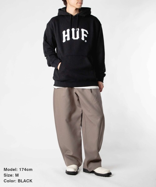 HUF（ハフ）の「HUF ARCH P/O HOODIE ハフ アーク パーカー（パーカー・メンズ・ブラウン系1/ブラック/パープル系その他・SMALL/MEDIUM/LARGE/X-LARGE）」の18枚目の写真