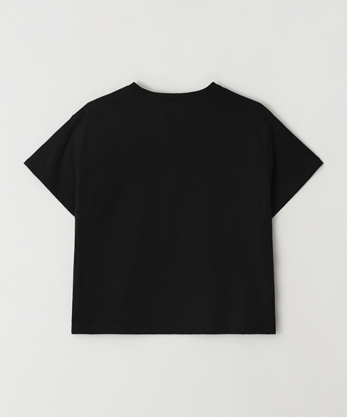 RONRON（ロンロン）の「PENDANT LINE FRILL BASIC FIT T SHIRT BLACK（Tシャツ/カットソー・レディース・その他・FREE）」の2枚目の写真