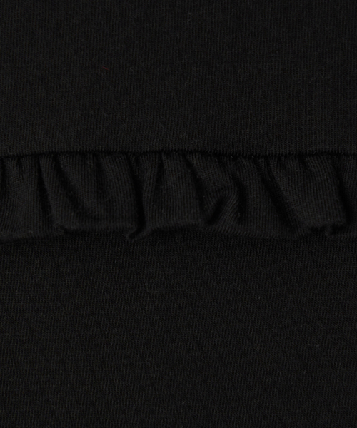 RONRON（ロンロン）の「PENDANT LINE FRILL BASIC FIT T SHIRT BLACK（Tシャツ/カットソー・レディース・その他・FREE）」の4枚目の写真