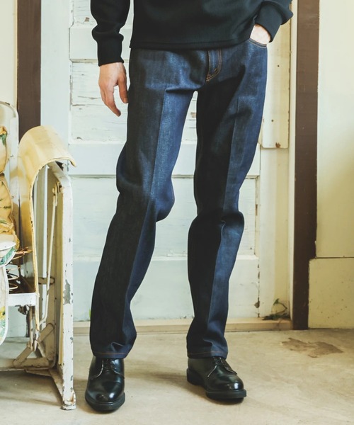 MR.OLIVE（ミスターオリーブ）の「【MR.OLIVE/ミスターオリーブ】14oz SELVAGE DENIM /RIGID STANDARD STRAIGHT JEANS（デニムパンツ・メンズ・インディゴブルー・S/M）」の9枚目の写真