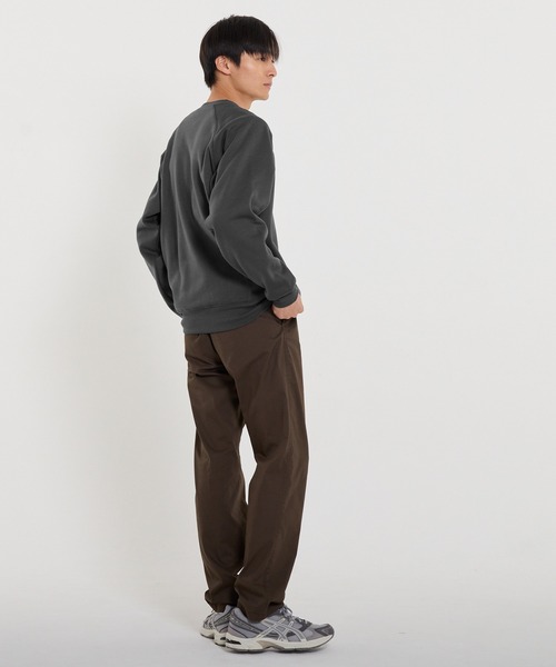 coca（coca）（コカ）の「裏起毛ラグランプリントトレーナー（スウェット・メンズ・チャコール/ライトグレー・XL/M/L）」の11枚目の写真