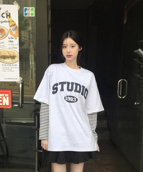 1993STUDIO（1993スタジオ）の「スタジオアーチロゴTシャツ_ホワイト（Tシャツ/カットソー・レディース・その他・SMALL/MEDIUM/LARGE）」の10枚目の写真