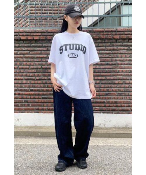 1993STUDIO（1993スタジオ）の「スタジオアーチロゴTシャツ_ホワイト（Tシャツ/カットソー・レディース・その他・SMALL/MEDIUM/LARGE）」の14枚目の写真