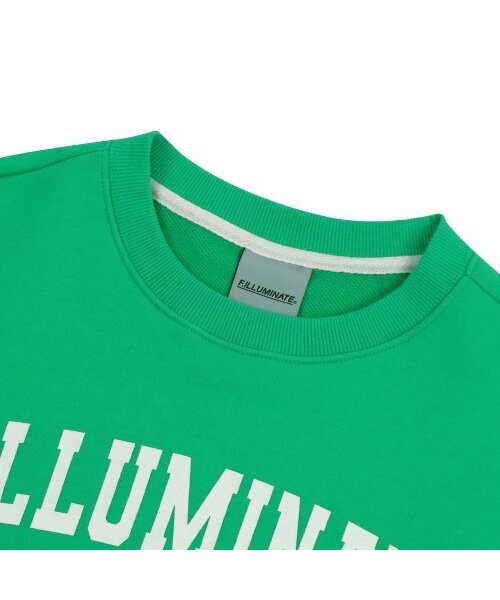 F.ILLUMINATE（フィルミネイト）の「(W)アーチクロップスウェット - グリーン（スウェット・レディース・その他・FREE）」の4枚目の写真