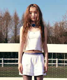 EYELET SLEEVELESS WHITE