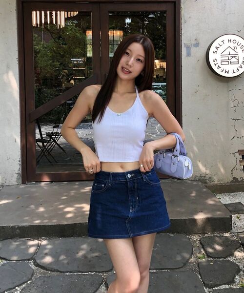 YOUHEE(ユヒ)の「EYELET SLEEVELESS WHITE(Tシャツ/カットソー・レディース・その他・FREE)」の8枚目の写真