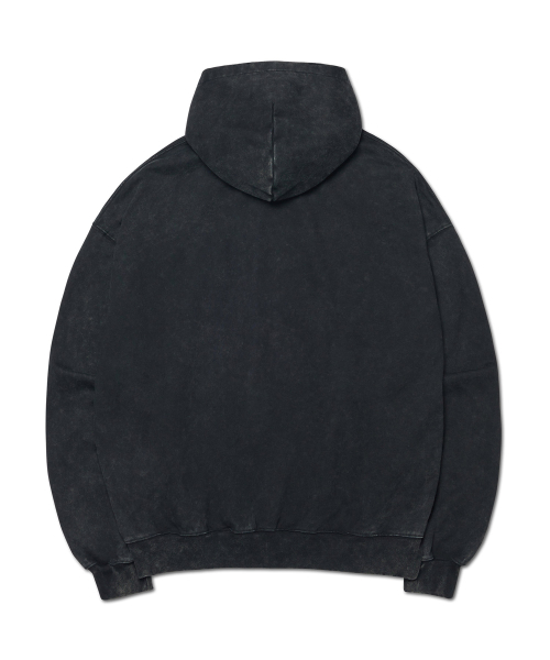 NOMANUAL(NOMANUAL)の「ENGINE GRAPHIC DAMAGED HOODIE - WASHED BLACK(パーカー・レディース・その他・LARGE/X-LARGE/SMALL/MEDIUM)」の2枚目の写真