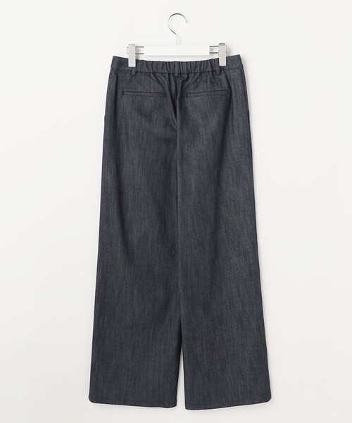 J.PRESS(ジェイプレス)の「セルロースシャンブレー セミワイド パンツ(その他パンツ・レディース・ネイビー系/ライトグレー系・11/9/7)」の8枚目の写真
