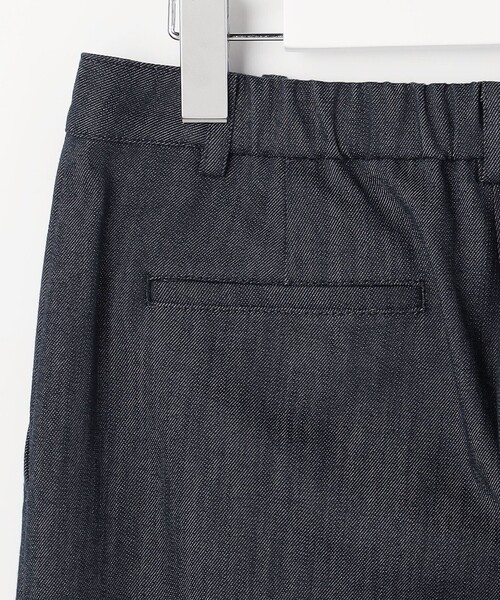J.PRESS(ジェイプレス)の「セルロースシャンブレー セミワイド パンツ(その他パンツ・レディース・ネイビー系/ライトグレー系・11/9/7)」の6枚目の写真