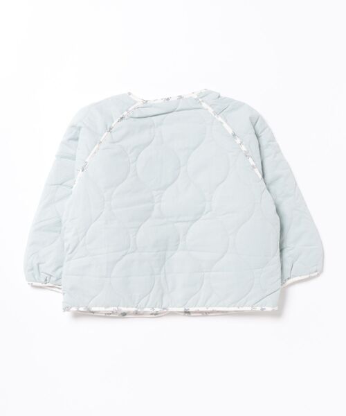 aimoha（アイモハ）の「【aimoha-KIDS-】キッズ　リバーシブルキルトブルゾン (AW)（ブルゾン・キッズ・ライトブルー・110/120/130/140/150）」の2枚目の写真