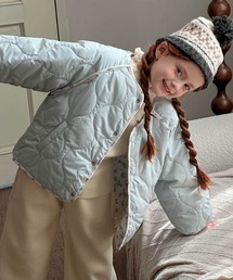 aimoha（アイモハ）の「【aimoha-KIDS-】キッズ　リバーシブルキルトブルゾン（ブルゾン）」