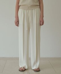LINGSEOUL（リングソウル）の「relax banded pants-cream（スラックス）」