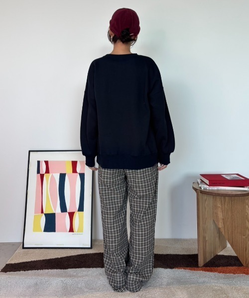 MERLOT（メルロー）の「宇宙への問いかけスウェット（スウェット・レディース・ライトグレー/ネイビー・FREE）」の17枚目の写真