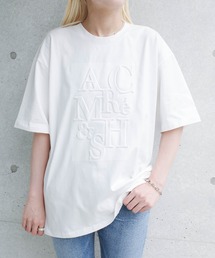 /ARC/SWITCH by ARCH/エンボス ロゴ Tシャツ