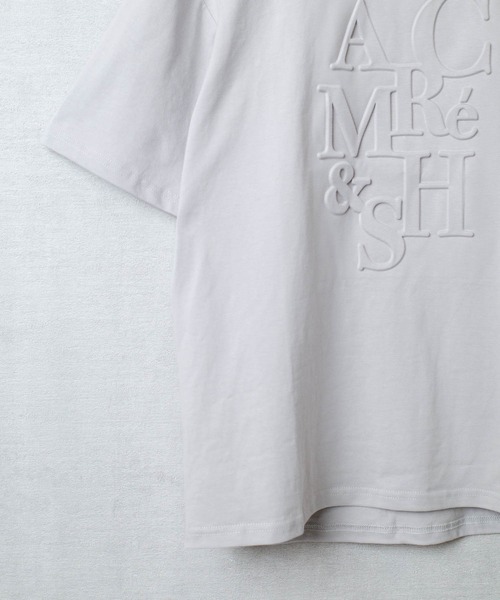 SWITCH BY ARCH(スイッチバイアーチ)の「/ARC/SWITCH by ARCH/エンボス ロゴ Tシャツ(Tシャツ/カットソー・レディース・ホワイト/ブラック・FREE)」の7枚目の写真