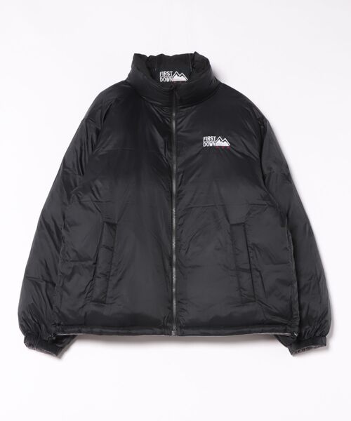 FIRST DOWN(ファーストダウン)の「【ファーストダウン 撥水防風 リバーシブル】FIRSTDOWN USA BUBBLE スタンド ダウン(ダウンジャケット/コート・メンズ・イエロー/ライトグレー/ブラック/ベージュ・LARGE/X-LARGE/MEDIUM)」の20枚目の写真