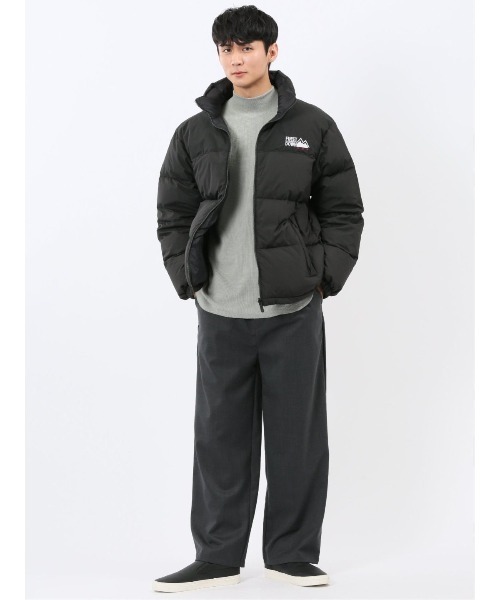 FIRST DOWN(ファーストダウン)の「【ファーストダウン 撥水防風 リバーシブル】FIRSTDOWN USA BUBBLE スタンド ダウン(ダウンジャケット/コート・メンズ・イエロー/ライトグレー/ブラック/ベージュ・LARGE/X-LARGE/MEDIUM)」の10枚目の写真