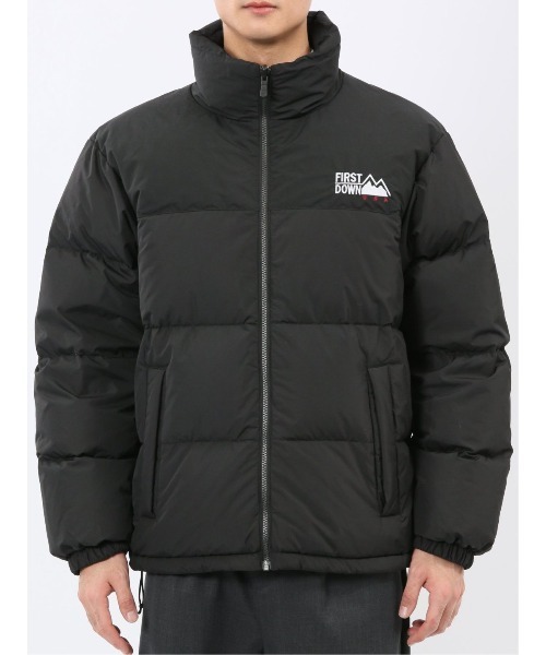 FIRST DOWN(ファーストダウン)の「【ファーストダウン 撥水防風 リバーシブル】FIRSTDOWN USA BUBBLE スタンド ダウン(ダウンジャケット/コート・メンズ・イエロー/ライトグレー/ブラック/ベージュ・LARGE/X-LARGE/MEDIUM)」の11枚目の写真