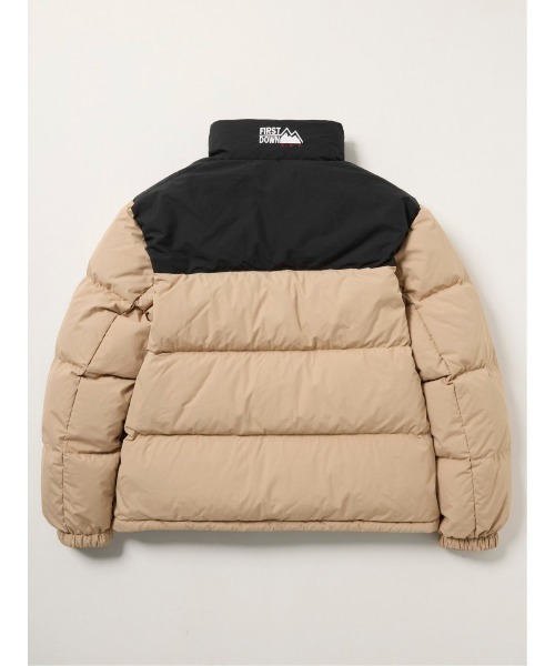 FIRST DOWN(ファーストダウン)の「【ファーストダウン 撥水防風 リバーシブル】FIRSTDOWN USA BUBBLE スタンド ダウン(ダウンジャケット/コート・メンズ・イエロー/ライトグレー/ブラック/ベージュ・LARGE/X-LARGE/MEDIUM)」の13枚目の写真