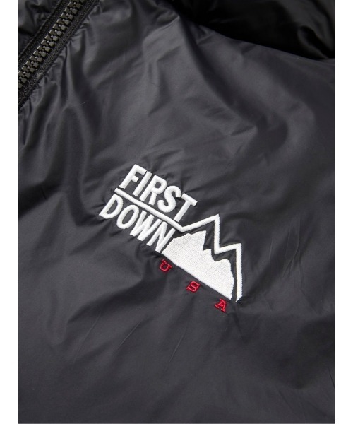 FIRST DOWN(ファーストダウン)の「【ファーストダウン 撥水防風 リバーシブル】FIRSTDOWN USA BUBBLE スタンド ダウン(ダウンジャケット/コート・メンズ・イエロー/ライトグレー/ブラック/ベージュ・LARGE/X-LARGE/MEDIUM)」の15枚目の写真