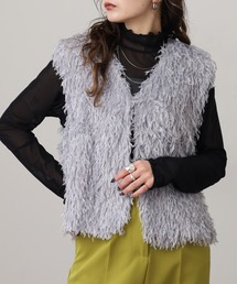 A.N.L（エーエヌエル　レーベル）の「A.N.L フリンジベスト（ベスト）」